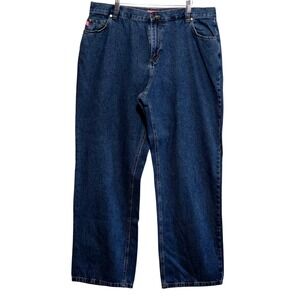 Woman Within Natural Fit Straight Leg Jeans Sz 20 Medium Wash 100% Cotton